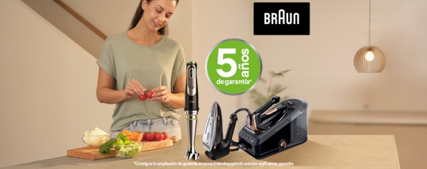 AMPLIACION 5 AÑOS GARANTIA BRAUN EN PLANCHADO