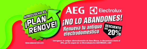 RENOVE MEDIRED AEG-ELECTROLUX JULIO 2026
