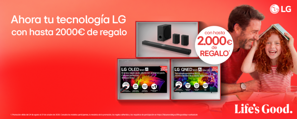 PROMOCIÓN CASHBACK LIFE´S GOOD DAYS: VUELTA AL COLE 2026 TV Y BARRAS DE SONIDO