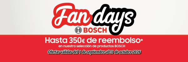 BOSCH FAN DAYS SEPTIEMBRE 2026