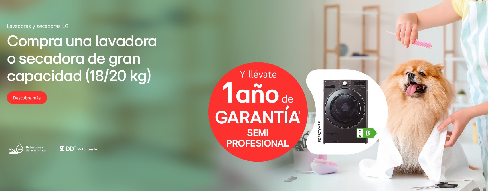 PROMOCION LG GARANTIA SEMI PROFESIONAL