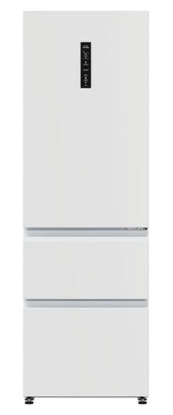 Haier HTW5618DNPW - Frigorífico Combi con Cajones 3D 60 Series 5 185 x 59,5 x 66,7 Cm Clase D Blanco