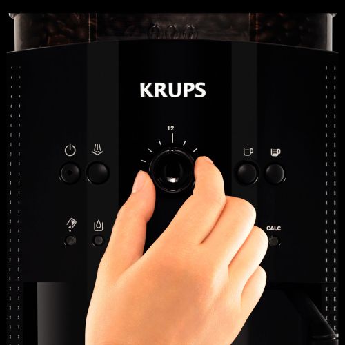 Cafetera Superautomática Krups Essential, Digital, Espumador De Leche,  Negra