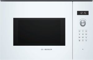 Microondas Bosch con grill Cristal blanco BEL554MW0