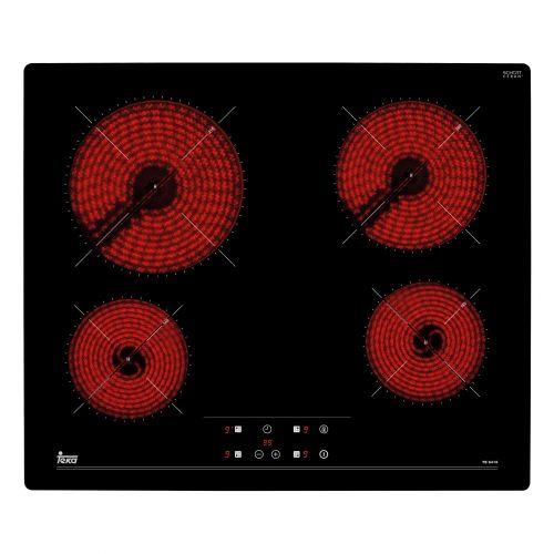 Vitrocerámica de 4 zonas con Touch Control en 60 cm TEKA VITROCERAMICA TB 6415