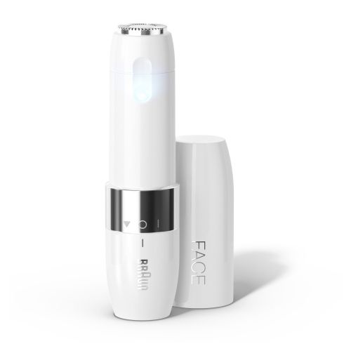 Braun Face Mini Rasuradora FS1000, Depilación Facial Eléctrica Para Mujer, Blanco