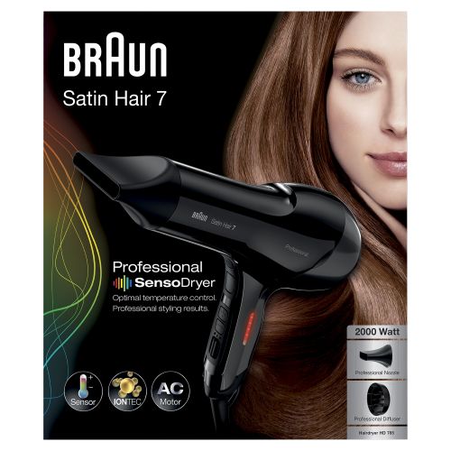 Braun Satin Hair 7 SensoDryer HD785 - Secador profesional con tecnología iónica