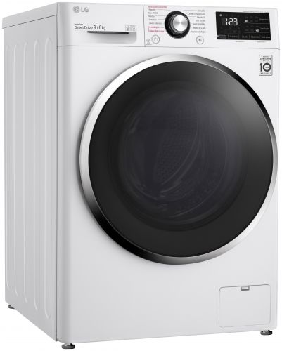 Lavadora secadora LG inteligente 9/6 kg 1400 rpm B/E Blanca serie 310 F4DV3109S2W