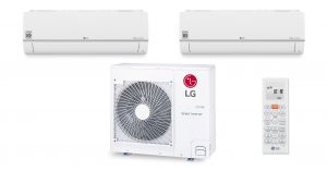 Aire Acondicionado LG Multi Split 2 unidades interiores, control de carga inteligente, compresor R1 inverter y clasificación energética A++/A+ 2MULTI99