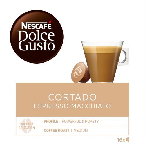NESCAFÉ® Dolce Gusto® CORTADO - 16 Cápsulas de Café.