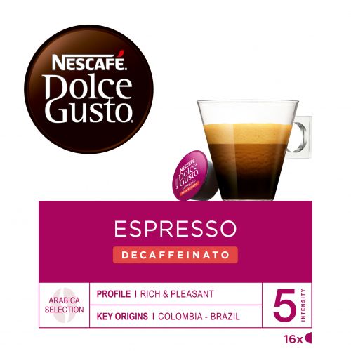 NESCAFÉ® Dolce Gusto® ESPRESSO DESCAFEINADO - 16 Cápsulas de café