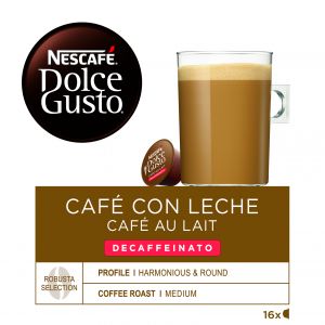 NESCAFÉ® Dolce Gusto® CAFE AU LAIT DECAFFEINATO - 16 Cápsulas de Café descafeinado