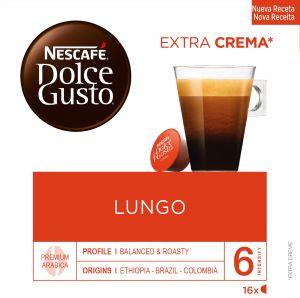 NESCAFÉ® Dolce Gusto® Lungo - 16 Cápsulas de Café.