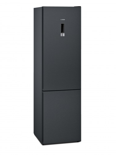 Frigorífico combinado Siemens de libre instalación, iQ300,  203 x 60 cm, Black stainless steel, KG39NXXEA