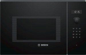 Microondas Bosch con grill Cristal negro BEL554MB0