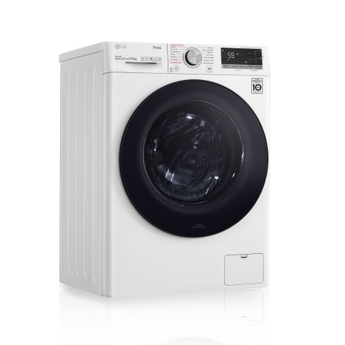Lavadora secadora LG inteligente 9/6 kg 1400 rpm B/E Blanca serie 550 F4DV5509SMW