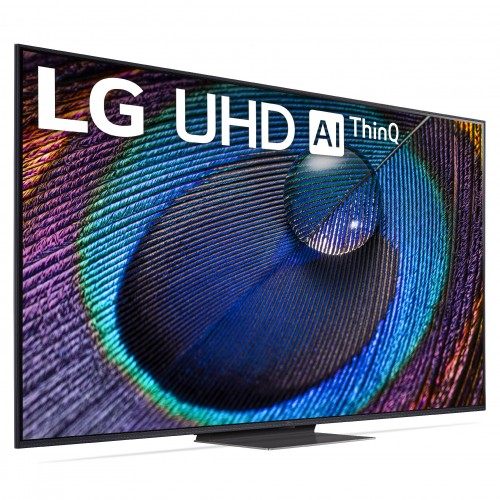 Televisor LG UHD 4K de 65'' Serie 91, Procesador Alta Potencia, HDR10 / Dolby Digital Plus, Smart TV webOS23 65UR91006LA
