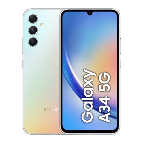 Teléfono móvil Samsung Galaxy A34 5G 8GB/256GB Plata