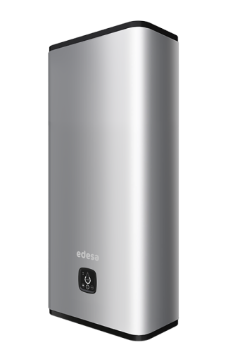 Edesa FLAT 50 Horizontal/Vertical Depósito (almacenamiento de agua) Sistema de calentador único Negro, Acero inoxidable