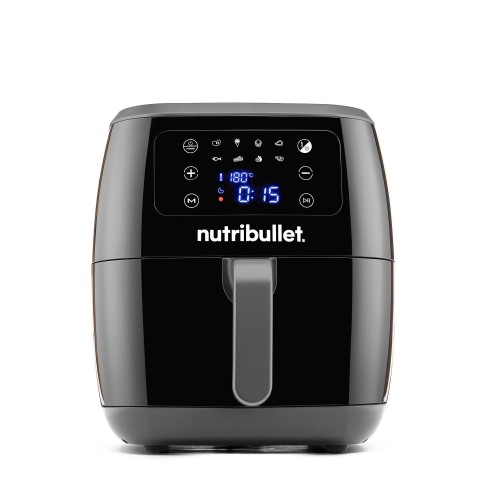 NutriBullet XXL Digital Air Fryer Sencillo 7 L Independiente 1800 W Freidora de aire caliente Negro