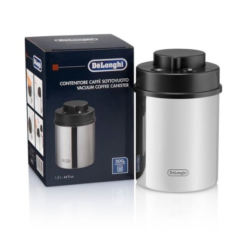 De’Longhi 5513284421 recipiente de almacenar comida Alrededor Jarra 1,3 L Negro, Acero inoxidable 1 pieza(s)