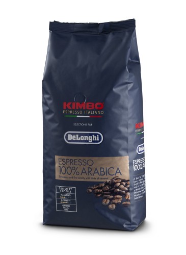 Café en grano DeLonghi Kimbo 100% Arabica 1 Kg
