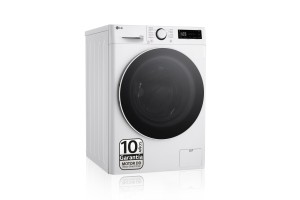 Lavadora secadora inteligente LG AI Direct Drive 10/6 kg 1400 rpm A/D blanca serie 600 F4DR6010A0W