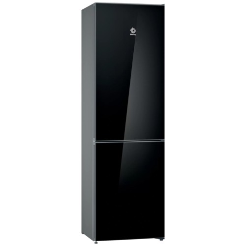 Frigorífico Combi No Frost Balay 3KFD565NI 326 L 186 cm Cristal negro D