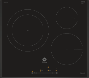 Placa de inducción Balay de 60 cm de ancho Biselada 3EB965LU