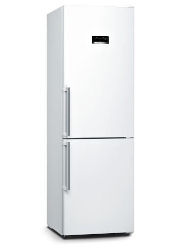 Frigorífico combinado Bosch de libre instalación, 186 x 60 cm, Blanco, Serie 4, KGN36XWEP