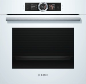 Horno multifunción Bosch con vapor 100% Cristal blanco HSG636BW1