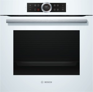 Horno pirolítico multifunción Bosch de 60 cm Cristal blanco HBG675BW1