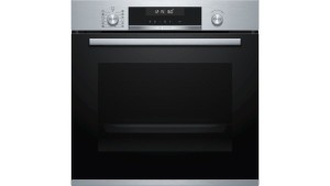 Horno Bosch multifunción serie 6 cristal negro con acero inoxidable HBG5780S0