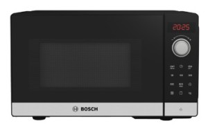 Bosch Serie 2 FEL023MS2 microondas Encimera Solo microondas 20 L 800 W Negro, Acero inoxidable