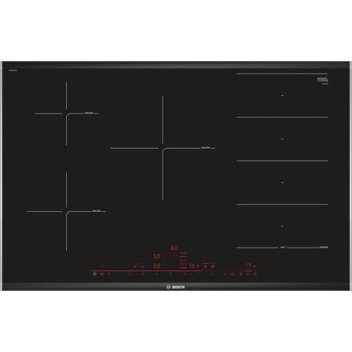 Bosch Serie 8 PXV875DC1E hobs Negro Integrado Con placa de inducción 5 zona(s)