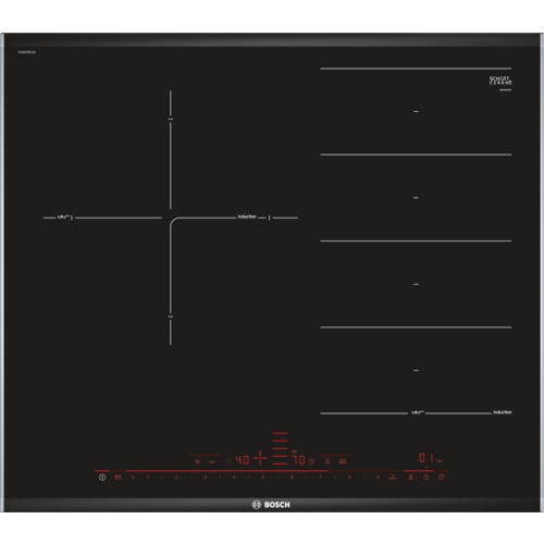 Bosch Serie 8 PXJ675DC1E hobs Negro Integrado Con placa de inducción 3 zona(s)