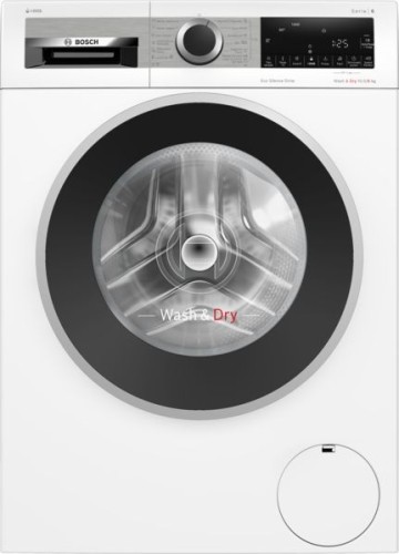 Bosch Serie 6 WNG244A0ES lavadora-secadora Independiente Carga frontal Blanco E