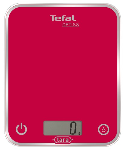 Báscula de cocina Tefal BC5003V2 Optiss Roja 