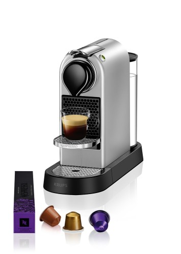 Cafetera Nespresso Krups XN741BRD Citiz Silver EU