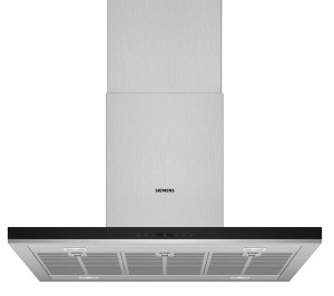 Campana Siemens pared diseño Box Slim serie iQ500 90 cm LC98BIP50