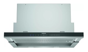 Siemens iQ700 LI69SA684 campana Semintegrada (extraíble) Negro, Acero inoxidable 935 m³/h A