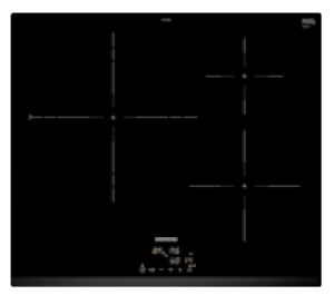 Siemens iQ300 EH631BDB6E hobs Negro Integrado 59 cm Con placa de inducción 3 zona(s)