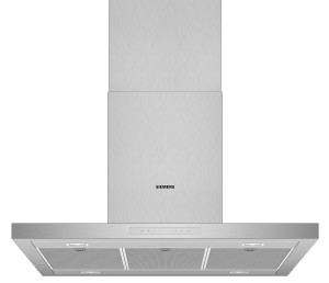 Campana Siemens isla diseño Box Slim serie iQ500 90 cm LF97BCP50