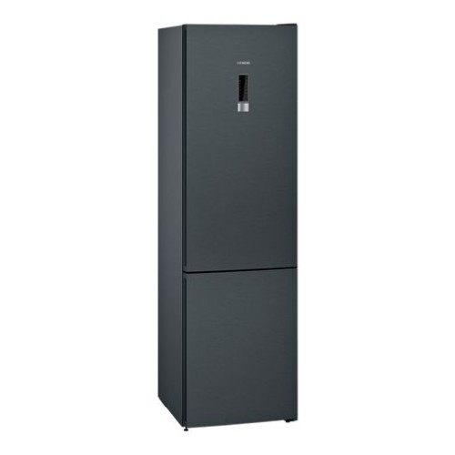 Frigorífico combinado Siemens de libre instalación, iQ300,  203 x 60 cm, Black stainless steel, KG39NXXEA