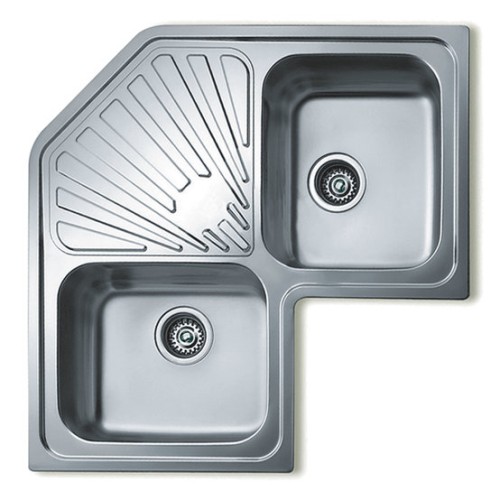 Teka Angular 2C Lavabo sobre-encimera Esquina Metal