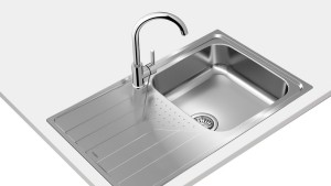 Teka UNIVERSE 50 T-XP 1C 1E Lavabo sobre-encimera Rectangular Acero inoxidable