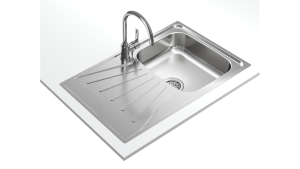 Teka STARBRIGHT 45 E-XP 1C 1E Lavabo sobre-encimera Rectangular Acero inoxidable