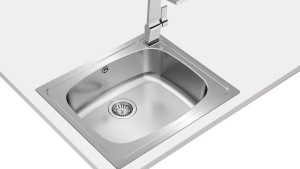 Teka UNIVERSE 60 T-XP 1C Lavabo sobre-encimera Rectangular Acero inoxidable