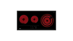 Vitrocerámica de 3 zonas con Touch Control en 80 cm