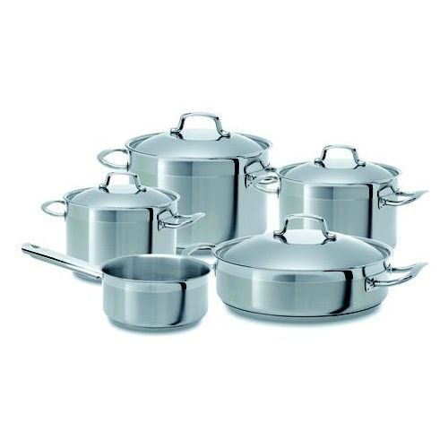 Set de cocina de 7 piezas en acero inoxidable